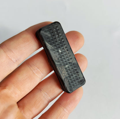 EDC Haptic slider from Glow in the Dark carbon Fiber (Blue or Green)