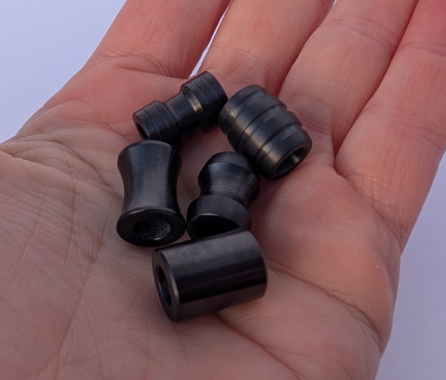 Blackened Zirconium Bead
