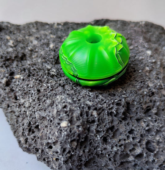 Lime Green EDC Urchin Coin