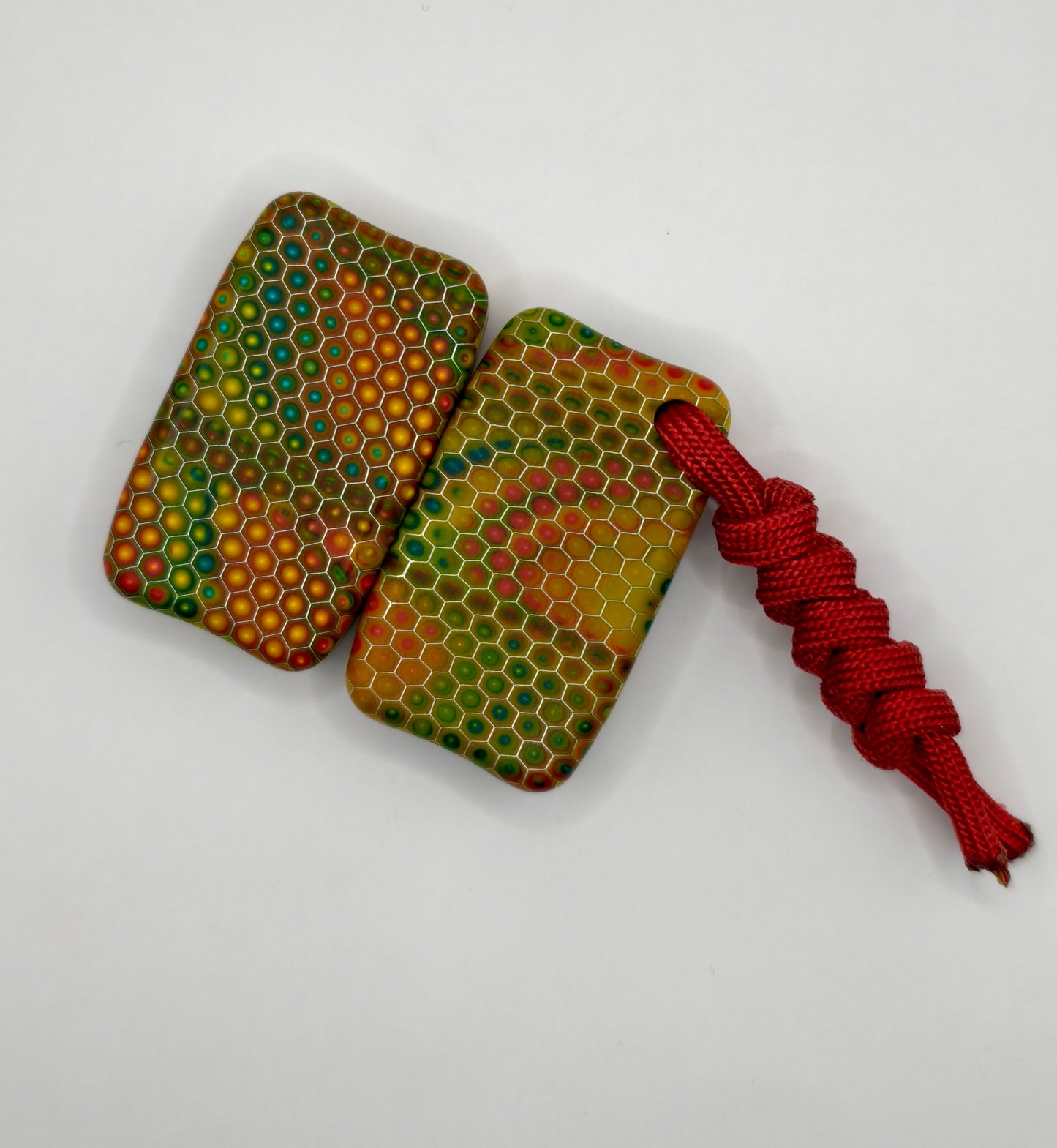 Fidget Bar / EDC Worry Stone / Soap Bar Shape / Haptic toy / Honeycomb pattern