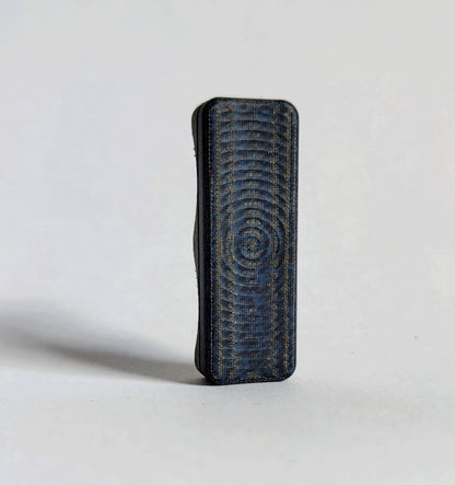 EDC Haptic slider from Micarta (Blue Jeans)