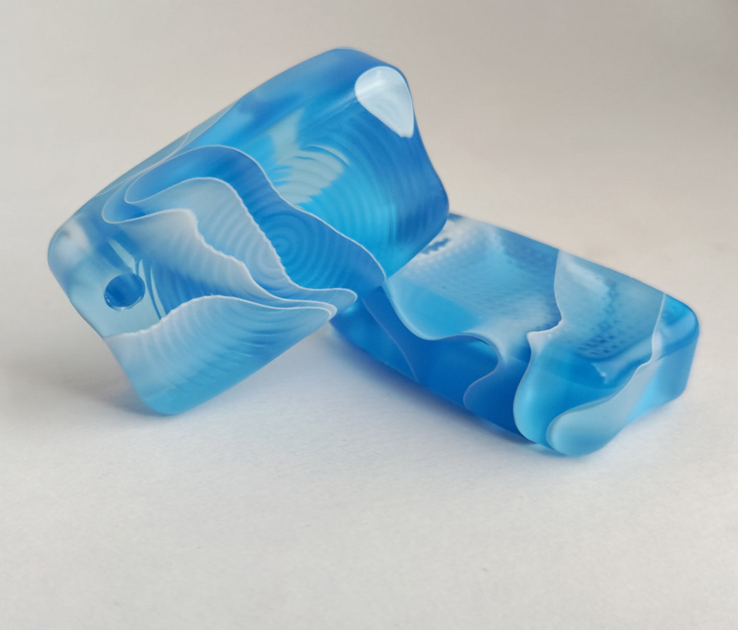 Fidget Bar / EDC Haptic Worry Stone / Soap Bar Shape / Haptic Toy from unique Acrylic